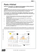 RADA INFOBLAD VOORWAARDEN VOOR ONDERSTEUNING BIJ KOPPELING OP EEN GBS OF LAPTOP/PC