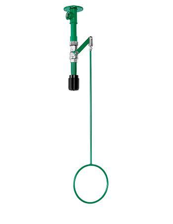 Productfoto voor B-safety nooddouche met trekstangbediening (plafondmontage opbouw)