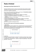 RADA INFOBLAD RADA OUTLOOK ECO TD