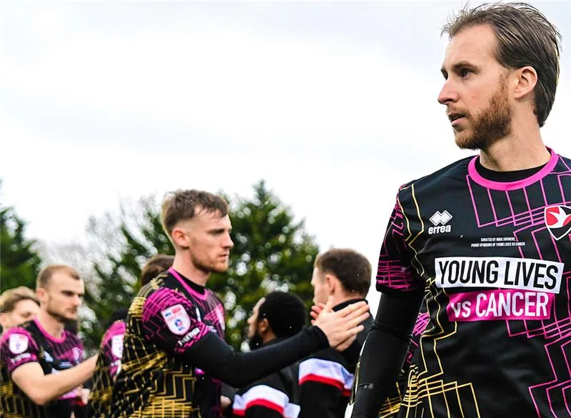 Community football team supported through charity sponsorship