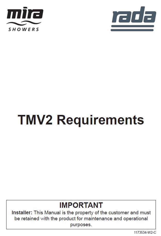 Rada TMV2 Requirements