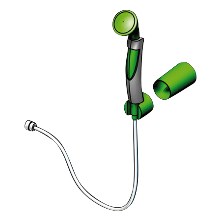 Productfoto voor B-safety knijpdouche 45 (wand- of bladmontage)