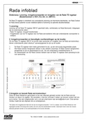 RADA INFOBLAD LEVERING EN INREGELVOORWAARDEN VOOR DE RADA TD REGELAAR