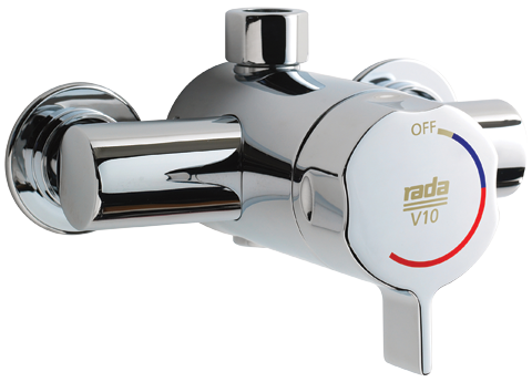 Image of Rada V10 Thermostatic Shower Valve - Exposed